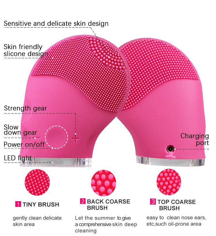 Silicone Electric Facial Cleanser